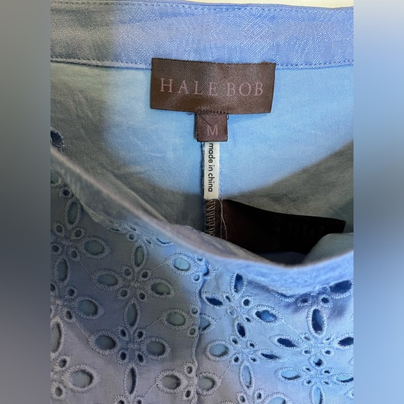 Hale Bob Eyelet High Waist Pants, NWOT, M - Picture 3 of 5